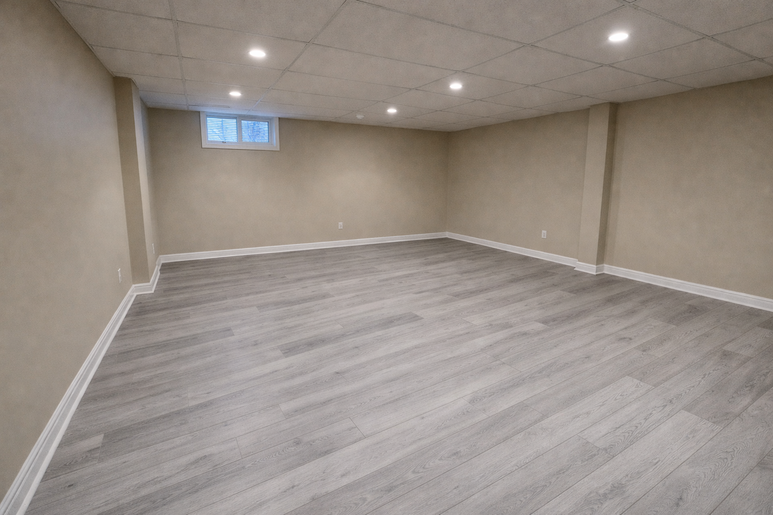 After flooring view.