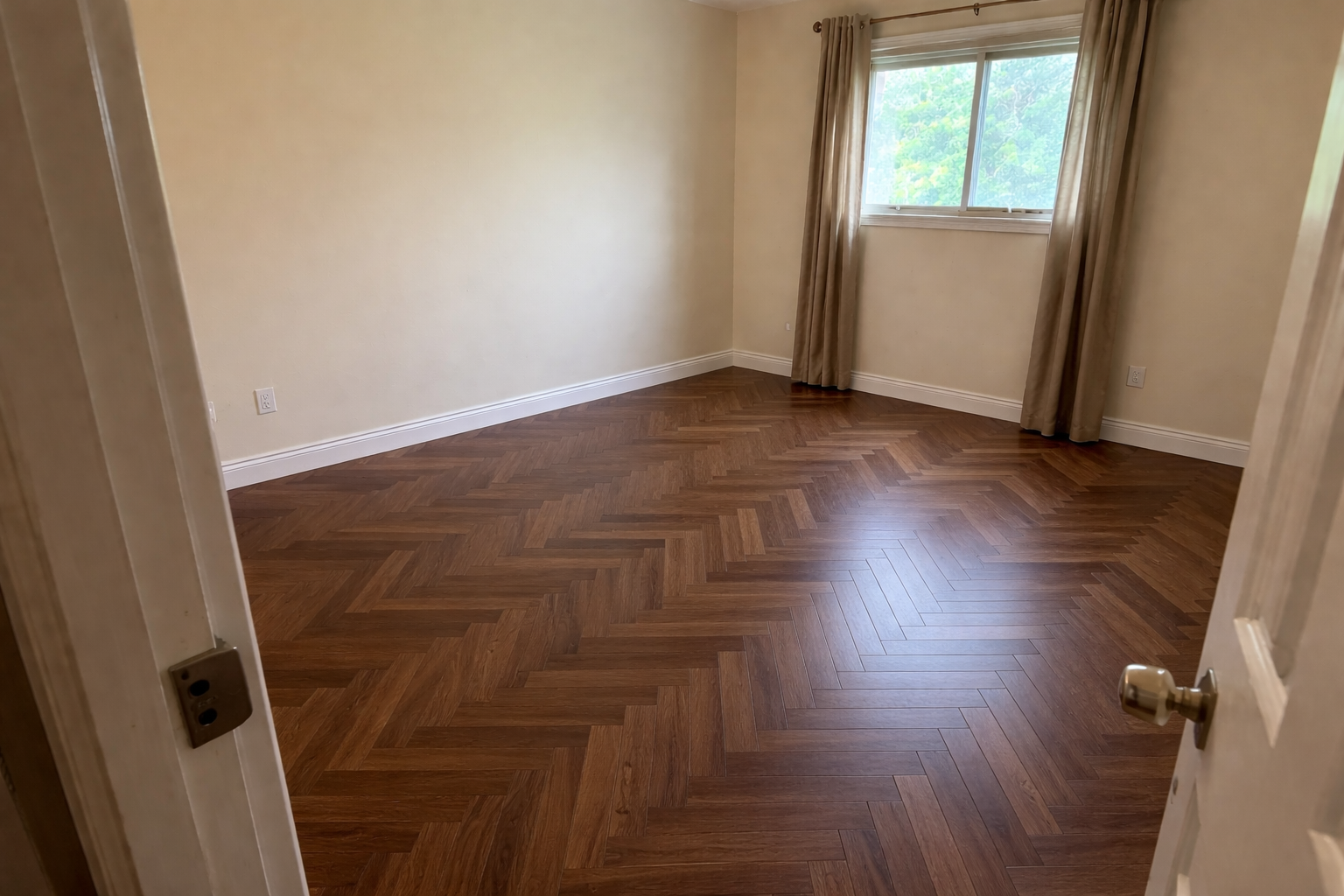 After flooring view.